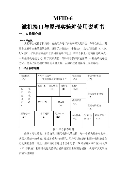 MFID微机接口与原理使用说明书