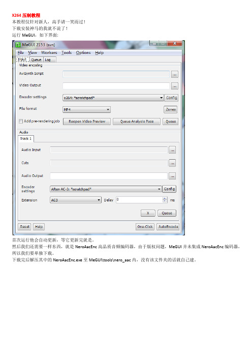 X264压制教程