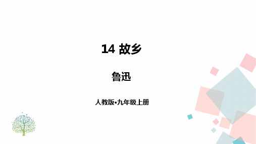 第15课  故乡  课件(共48张ppt)    2022-2023学年部编版语文九年级上册