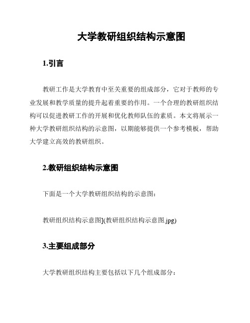 大学教研组织结构示意图