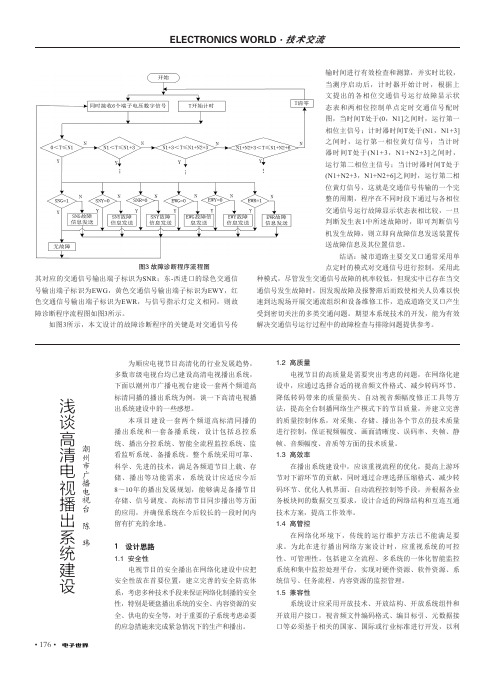 浅谈高清电视播出系统建设