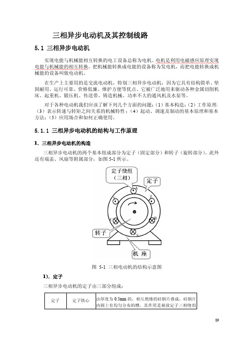 三相异步电动机的结构_工作原理及其控制电路