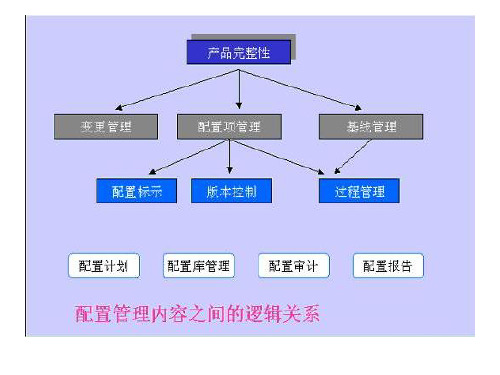 CMMI中配置管理