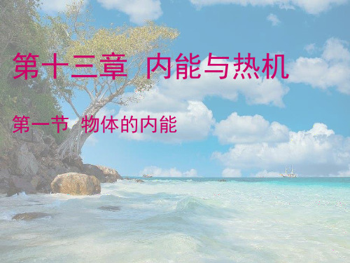 沪科初中物理九上《13第1节 物体的内能》PPT课件