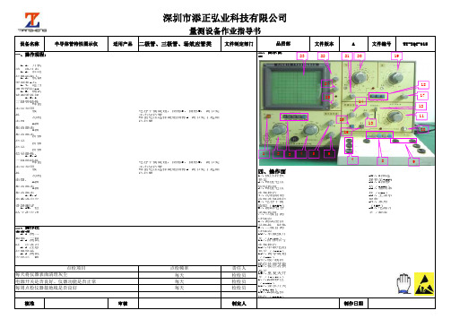 晶体管测试仪器作业指导书IQC-015