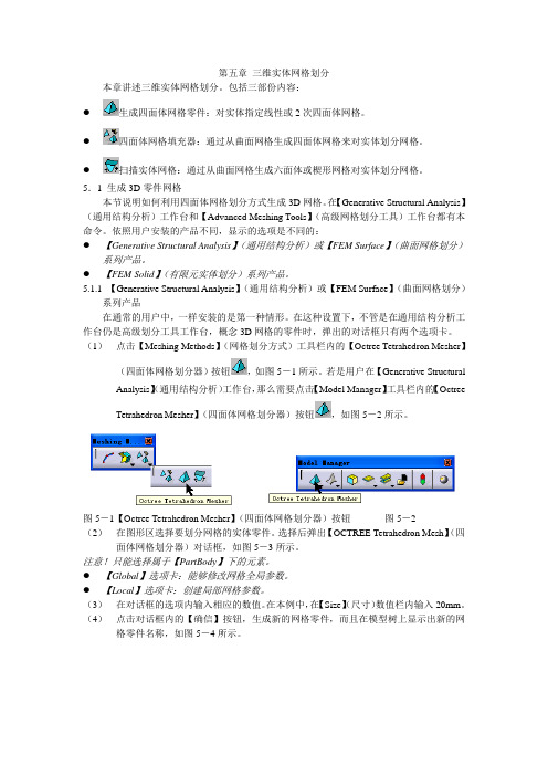 第五章三维实体网格划分