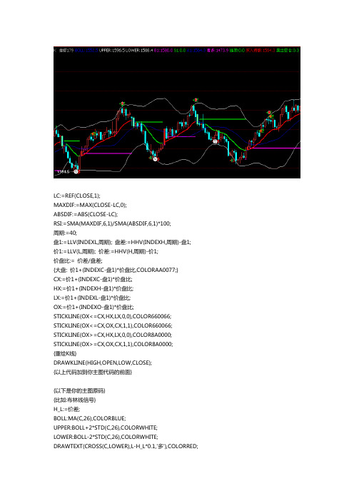 博易大师期货软件指标公式源码期货最准的指标期货买卖指标