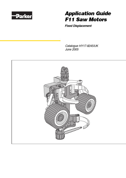 森林机器市场的优秀供应商：Parker Hannifin的F11 saw motors产品说明书