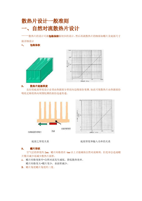 (完整版)散热片设计准则参考