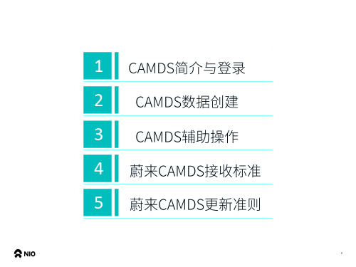 CAMDS介绍及填报操作