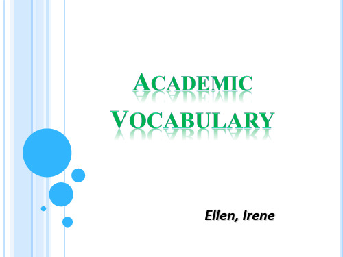 Academic Vobulary