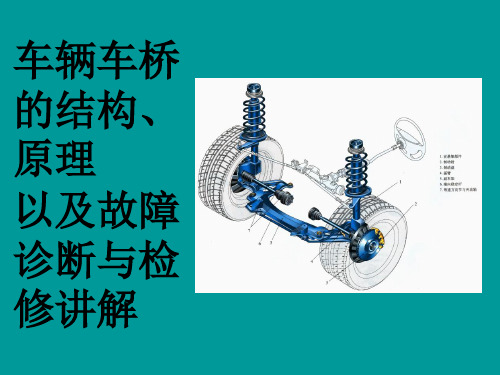 车辆车桥的结构、原理以及故障诊断与检修讲解