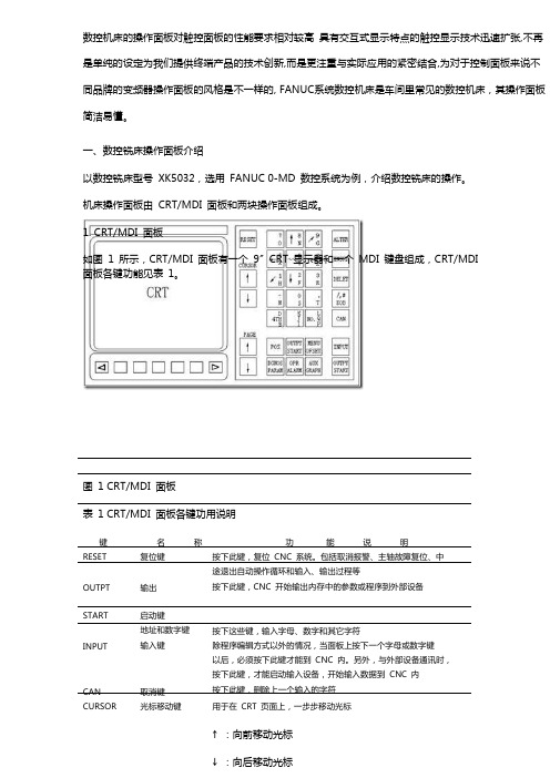 fanuc面板按键说明【详细图解】