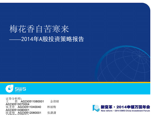 0-2梅花香自苦寒来——2014年A股投资策略报告
