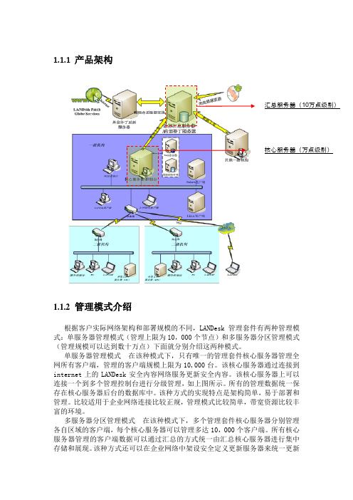 LANDesk桌面管理与安全部署方式