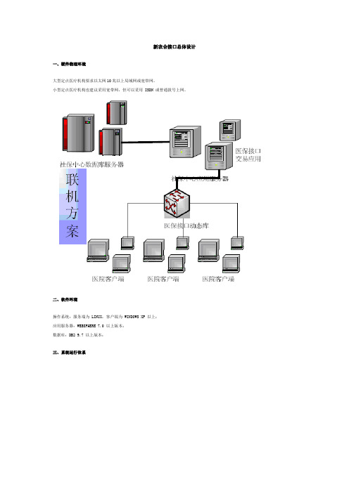 云南省新农和系统和云南省医保系统接口函数(东软医保接口函数)