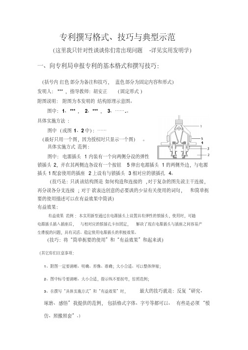 专利撰写格式、技巧与典型示范.pdf