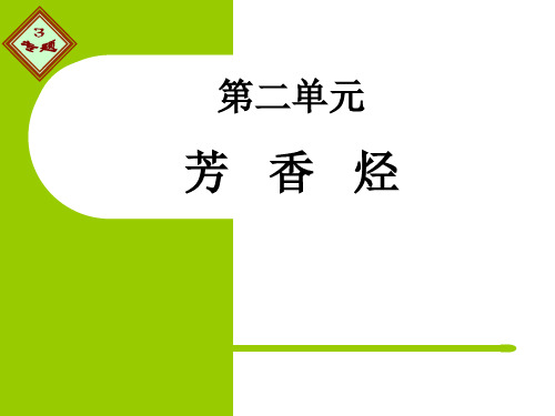 芳香族化合物1、含苯环的的有机化合物2、芳香烃