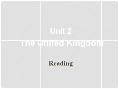 高中英语 Unit 2 The United Kingdom(第2课时)Reading