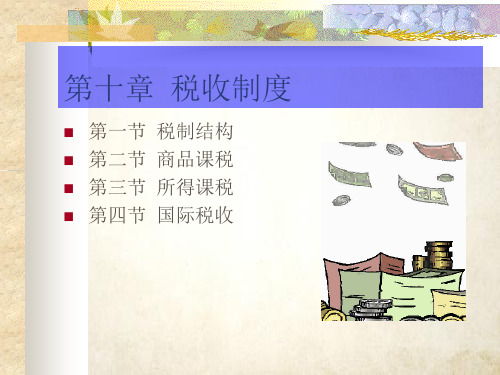 税收制度培训课件(ppt 39页)