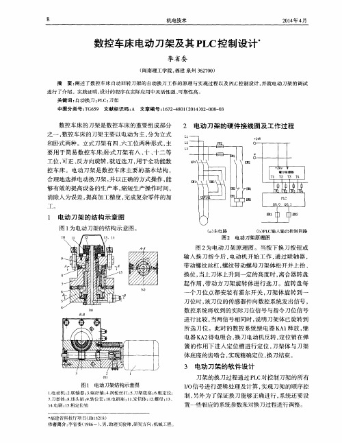 数控车床电动刀架及其PLC控制设计