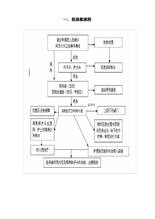 院内急救流程图