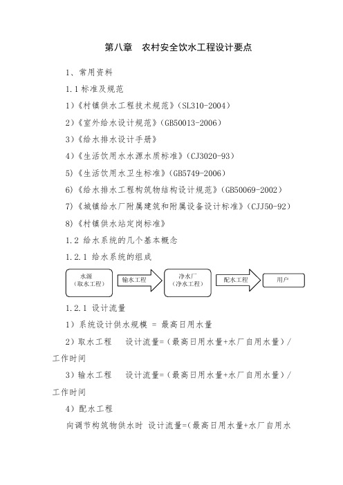 3农村饮水安全工程设计要点1109