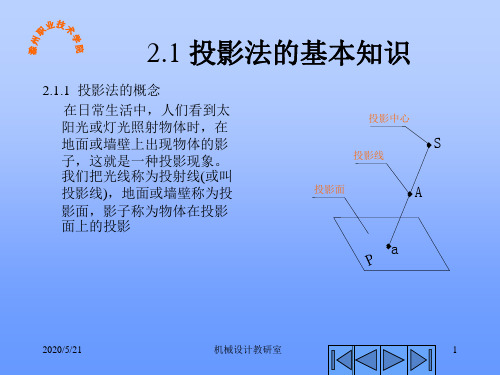 第二章正投影的基本原理