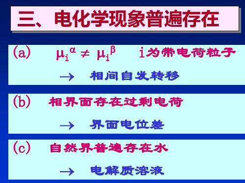 电化学基本概念