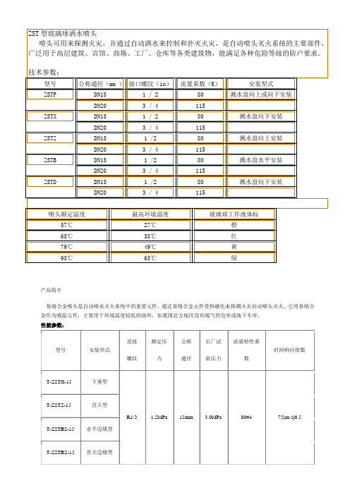 玻璃球洒水喷头