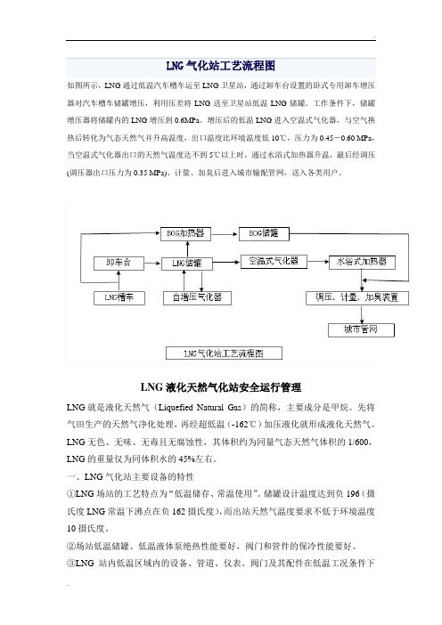 LNG气化站工艺流程图