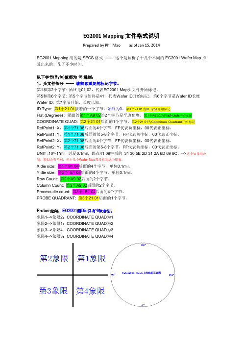 EG2001 Mapping文件格式说明 _完整版