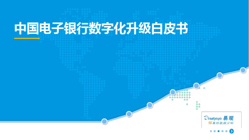 2019中国电子银行数字化升级白皮书