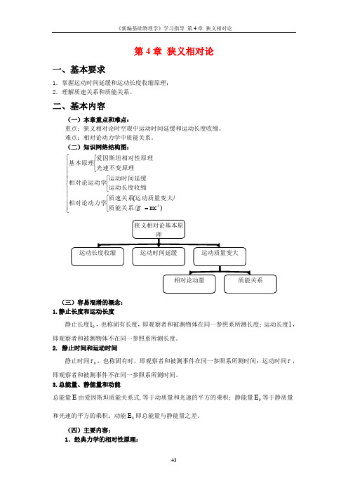 第4章 狭义相对论