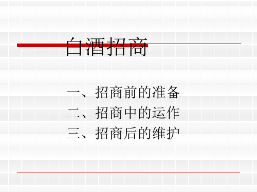 白酒招商.ppt