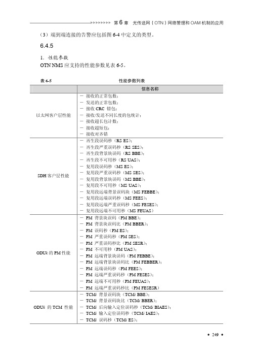 性能管理_光传送网（OTN）技术的原理与测试_[共2页]