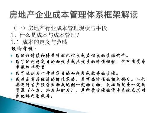 房地产成本精准管控与采购管理实战训练课件(PPT 50页)