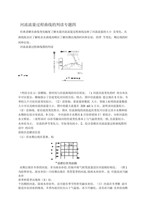 二轮复习重点突破四河流流量过程曲线的判读