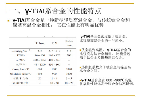 (完整版)粉末冶金TiAl合金