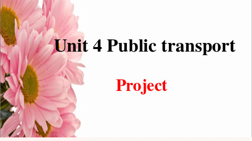 译林英语选修7Unit4Project共23张