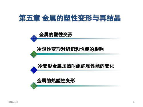 机械工程材料_第五章_金属的塑性变形与再结晶