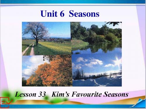 新冀教版七年级英语下册 Unit 6 Lesson 33 课件