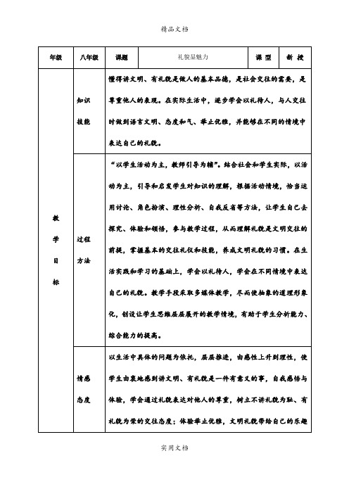 7.1礼貌显魅力