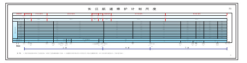 长江航道示意图及里程表crd