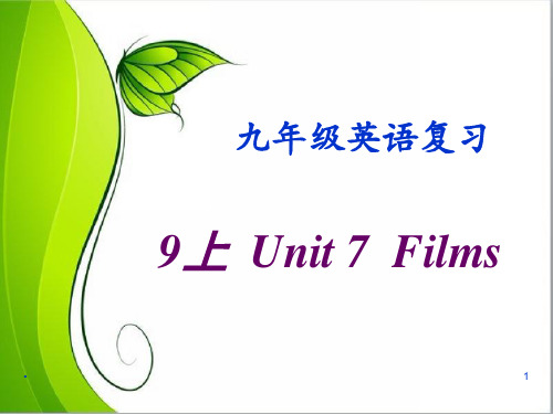 牛津译林英语 九年级上册Unit7复习