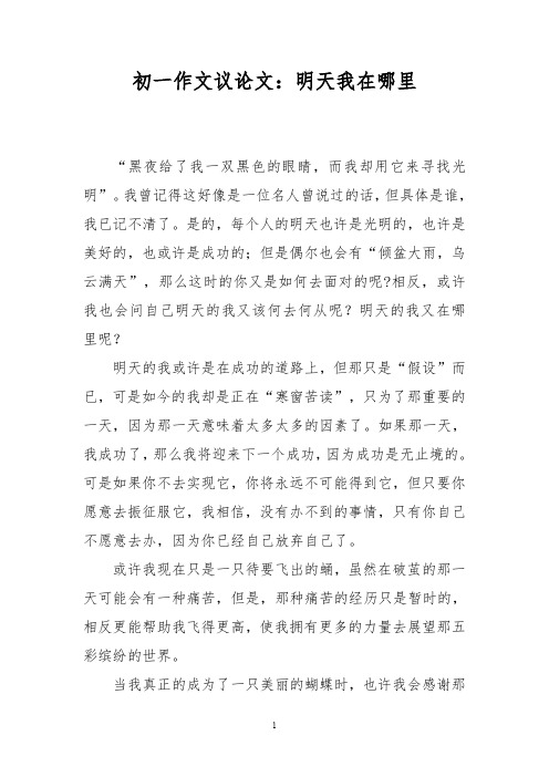 初一作文议论文:明天我在哪里_6