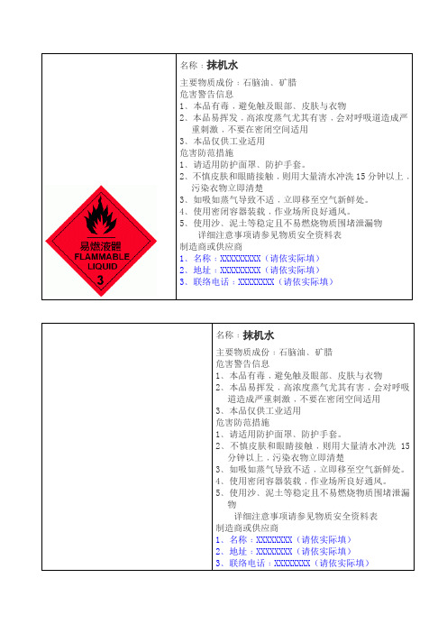 11 抹机水危害信息标识