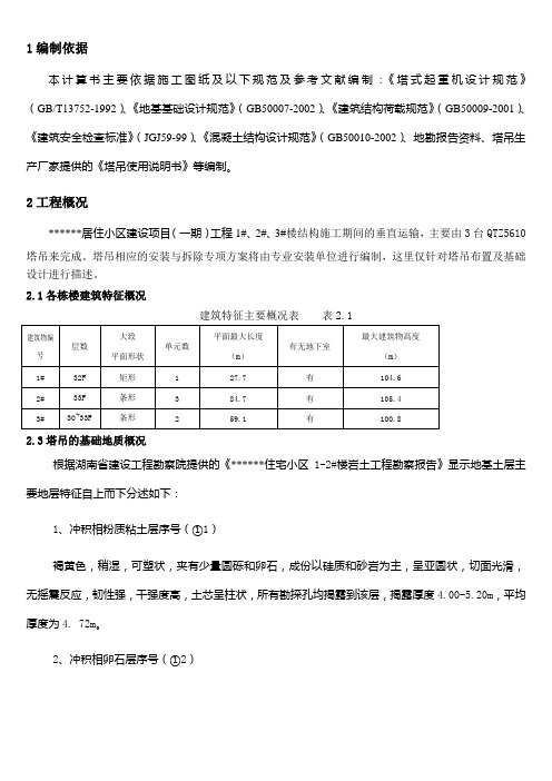 通过专家论证的塔吊施工方案