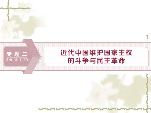 2020版高考历史(人民)新探究一轮课件(含2019新题)：专题二 第5讲近代中国维护国家主权的斗争