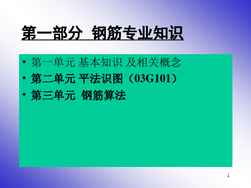 梁柱板钢筋平法标注图解101图集